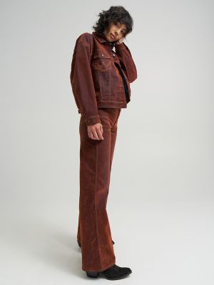 Women's Velvety Trousers in Cinnamon Chill alternative view 5