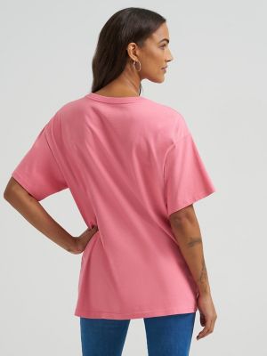 Women's Buckin Bronco Oversized Tee | NEW | Wrangler®