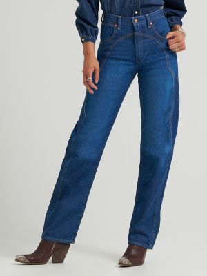Women's Sleek Barrel Western Jean in Rustlers Retreat alternative view 3