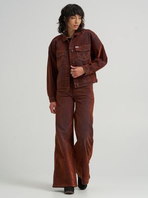Women's Velvety Easy Fit Jacket in Cinnamon Chill