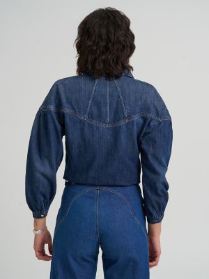 Women's Pintuck Shirt in Homestead Haze alternative view 2