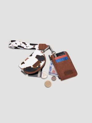 Cow Print Card and Wallet Set