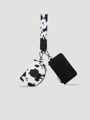 Cow Print Card and Wallet Set
