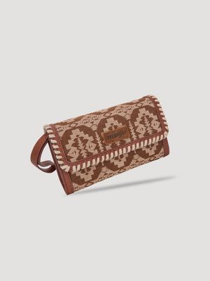 Laser Cut Printed Whip Stitch Cross Body