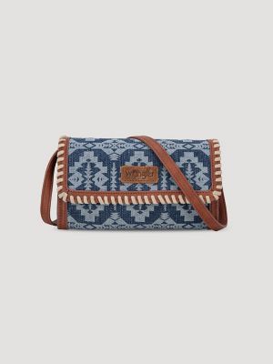 Laser Cut Printed Whip Stitch Cross Body