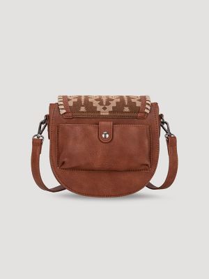 Laser Cut Printed Fringe Cross Body