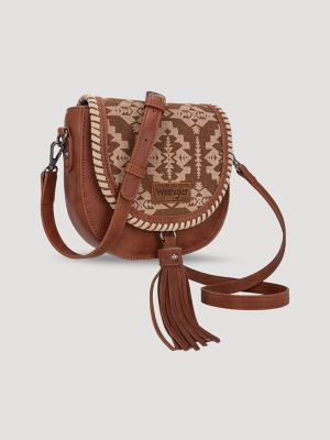 Laser Cut Printed Fringe Cross Body