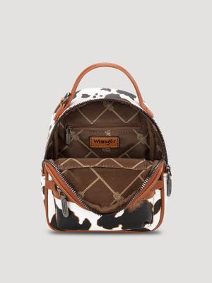 Cow Print Mini Backpack