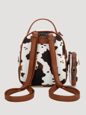 Cow Print Mini Backpack