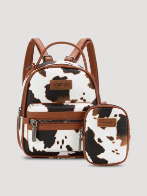 Cow Print Mini Backpack