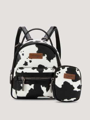 Cow print mini backpack on sale