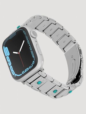 Turquoise Metal Universal Watchband