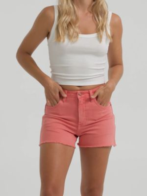 Women's Wrangler&reg; Colorwash Cowboy Short in Jasper alternative view
