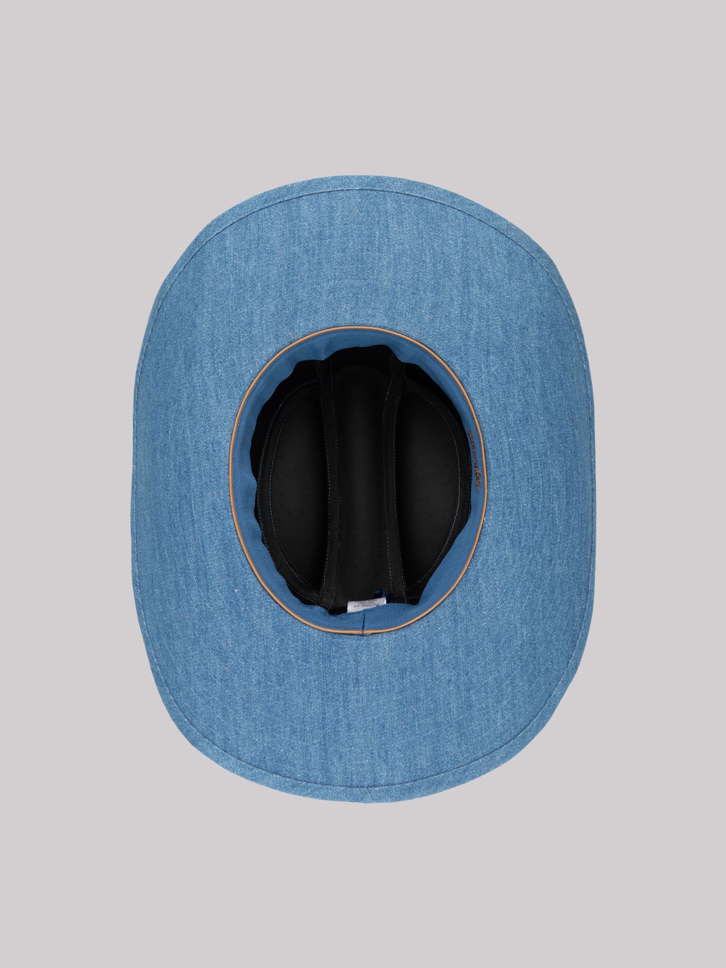 Женский головной убор Wrangler Denim Pocket Cowboy Hat, цвет: Синий — фото 3