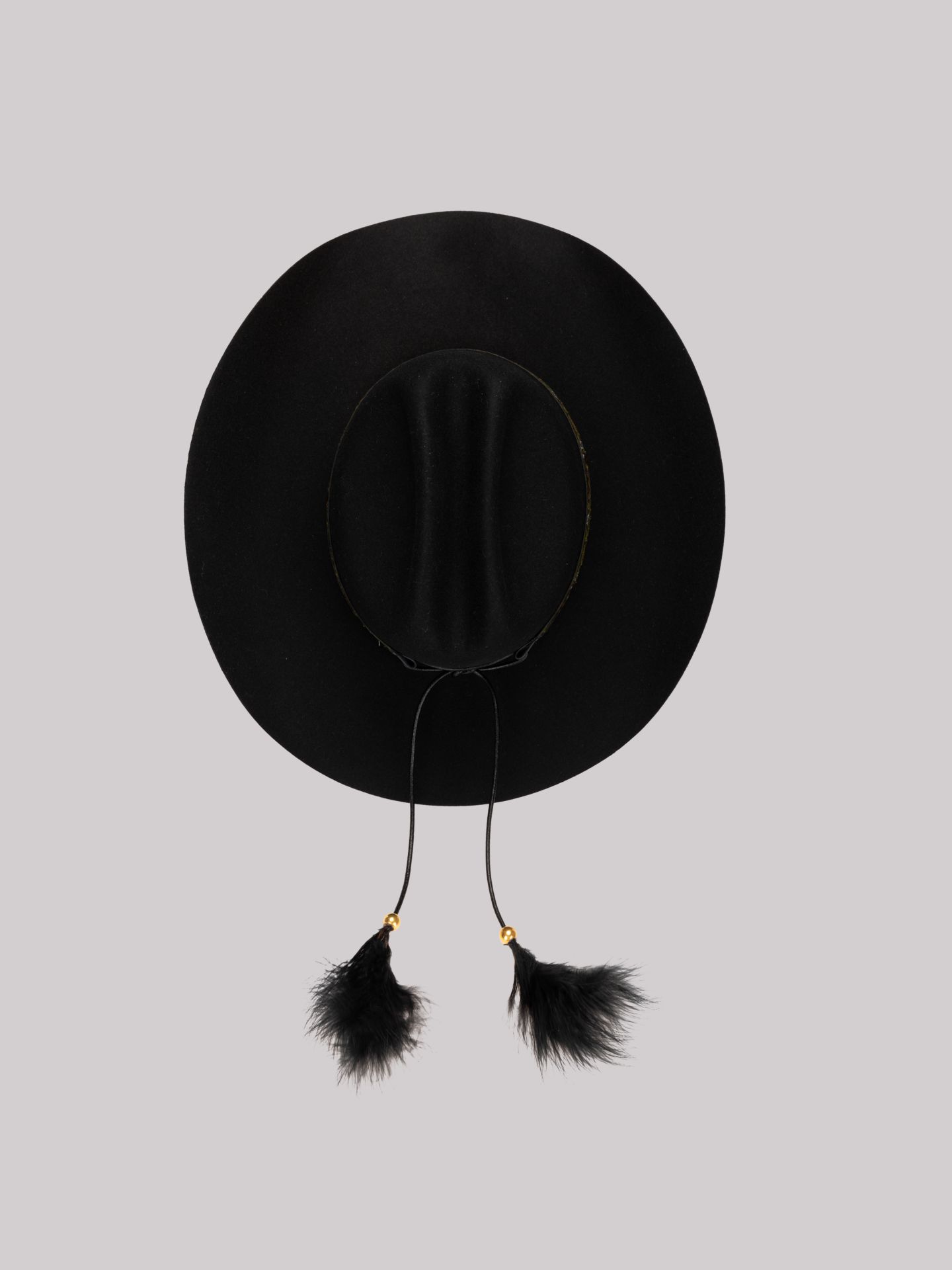 Женский головной убор Wrangler Embroidered Band with Tassels Cowboy Hat, цвет: Чёрный — фото 5