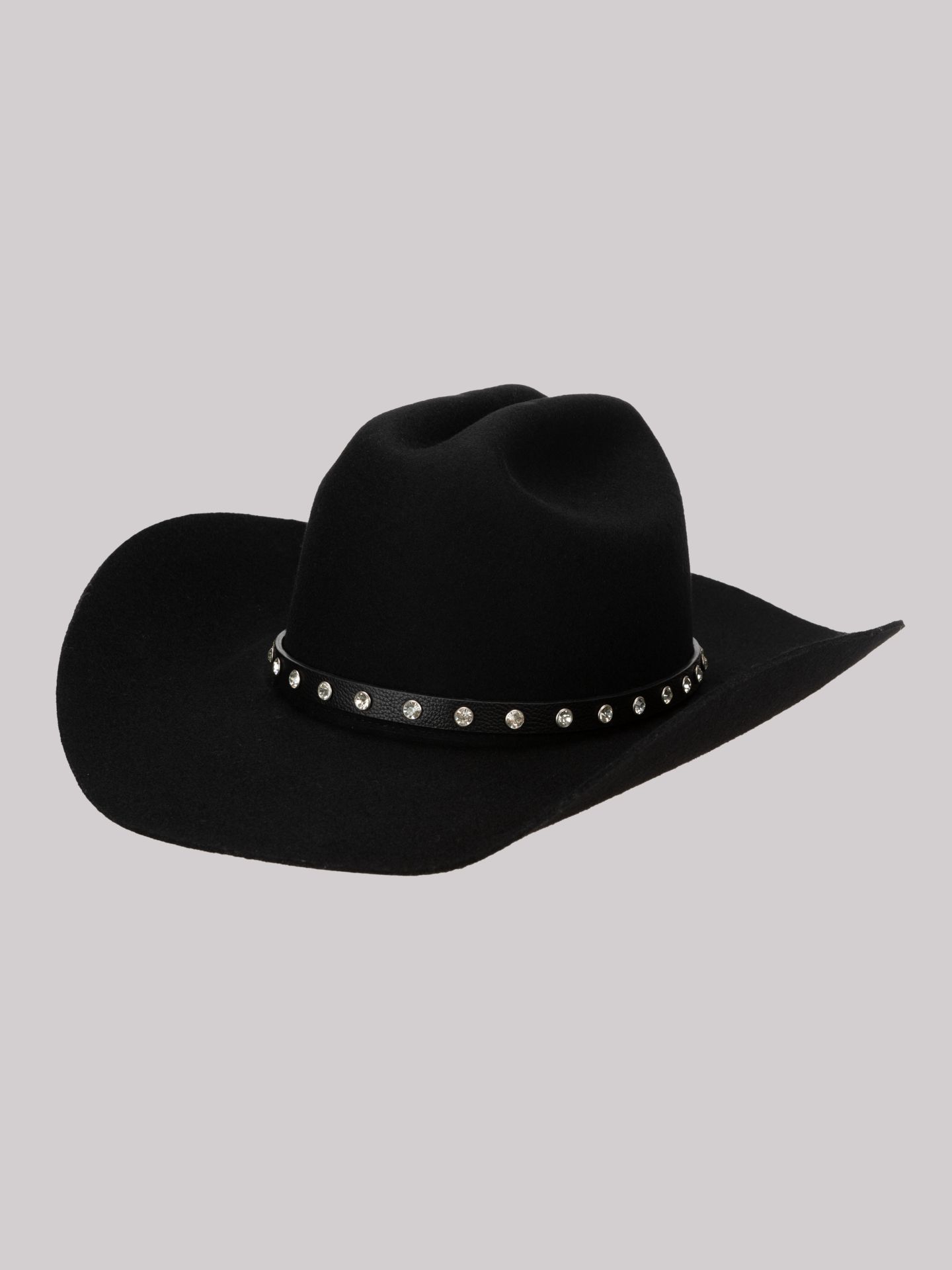Женский головной убор Wrangler Sparkle Band Cowboy Hat, цвет: Чёрный — фото 4