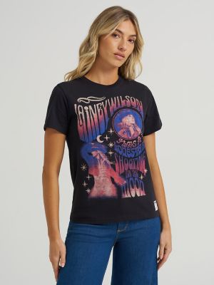 Wrangler x Lainey Wilson Moon Reg Fit Tee from Wrangler - $19.97