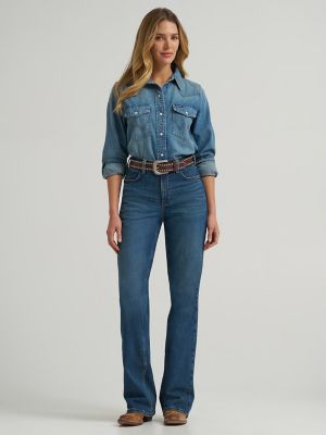 Women's Wrangler Iconic Western Snap Denim Shirt