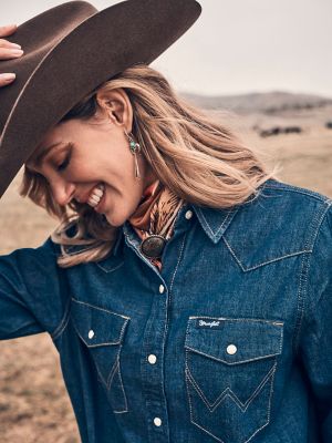 Women's Relaxed Western Shirt Dress | DRESSES & JUMPSUITS