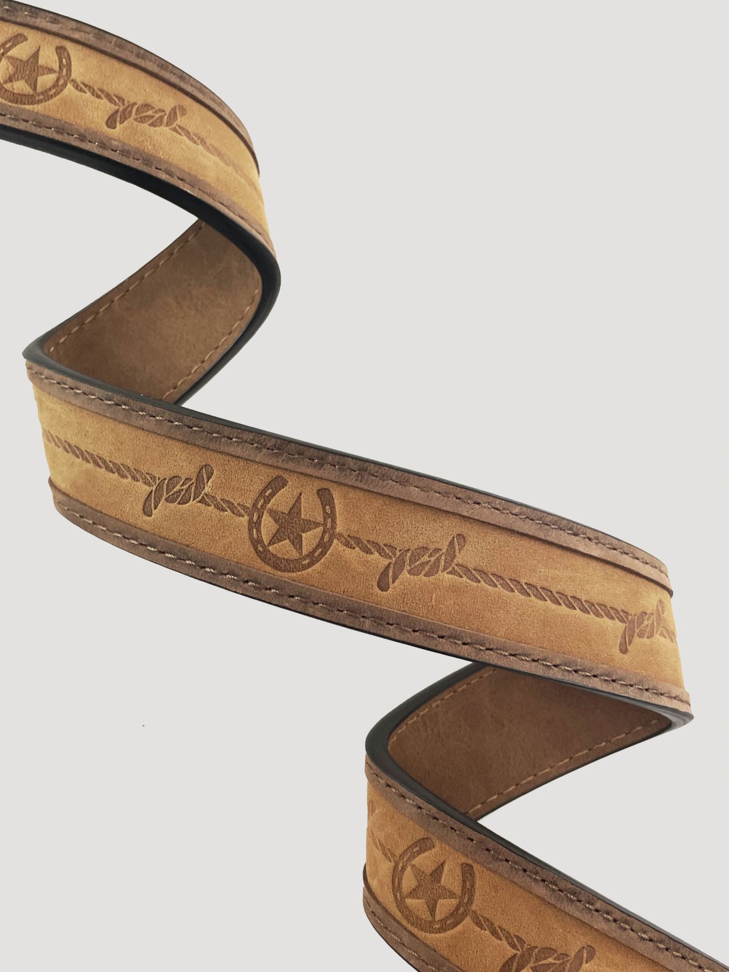 Ремень Wrangler Rope Star для мальчиков, цвет: Рыжевато-коричневый — фото 3