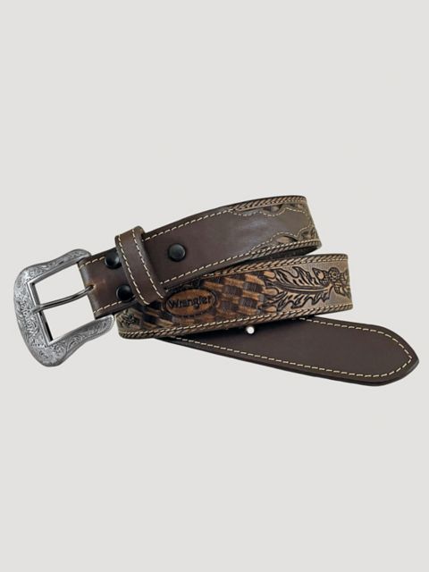 Мужские ремни Wrangler Men's Wrangler Embossed Carved Belt