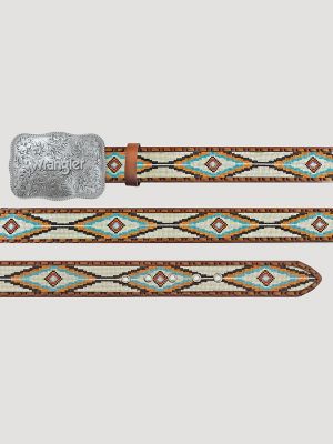 Women's Southwest Embroidered Belt in Multi