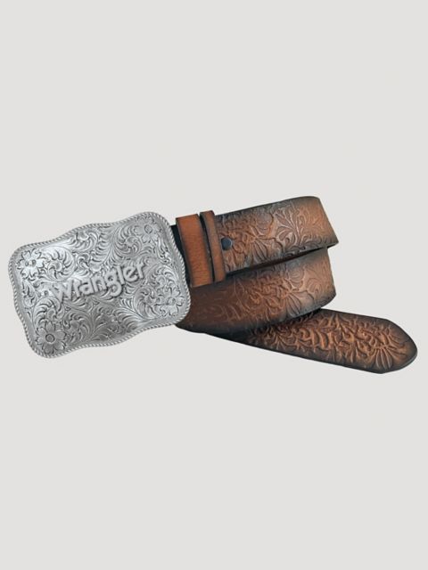 Женские ремни Wrangler Women's Carved Buckle Belt