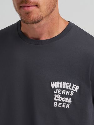 Wrangler x Coors Logo T-Shirt in Black alternative view 5