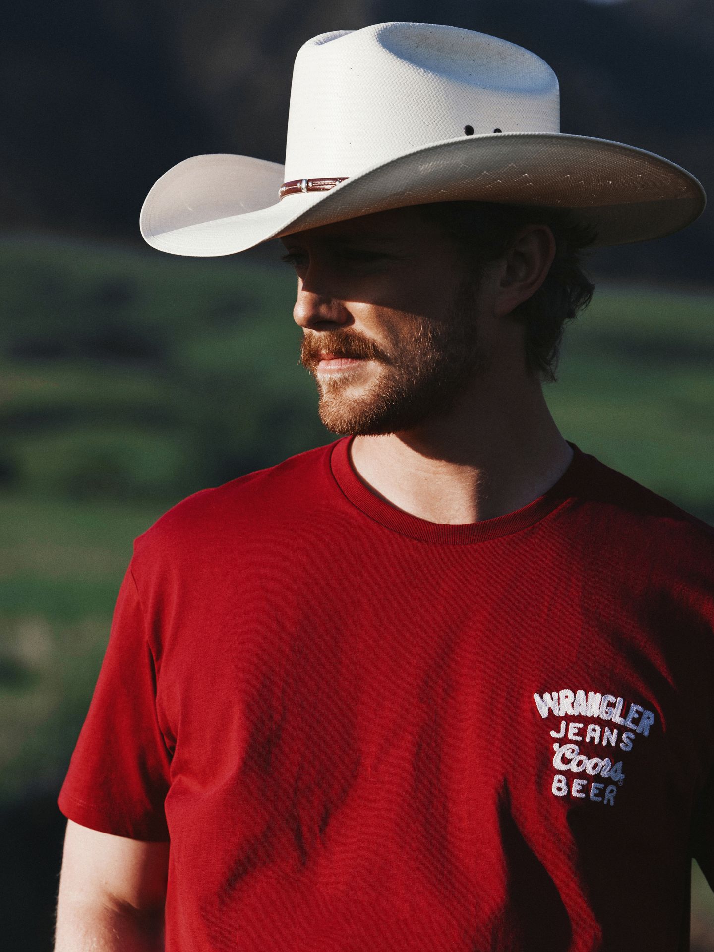 Мужская футболка Wrangler x Coors Logo, цвет: Красный — фото 2