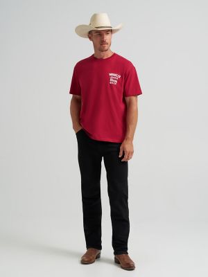 Wrangler x Coors Logo T-Shirt in Banquet Red