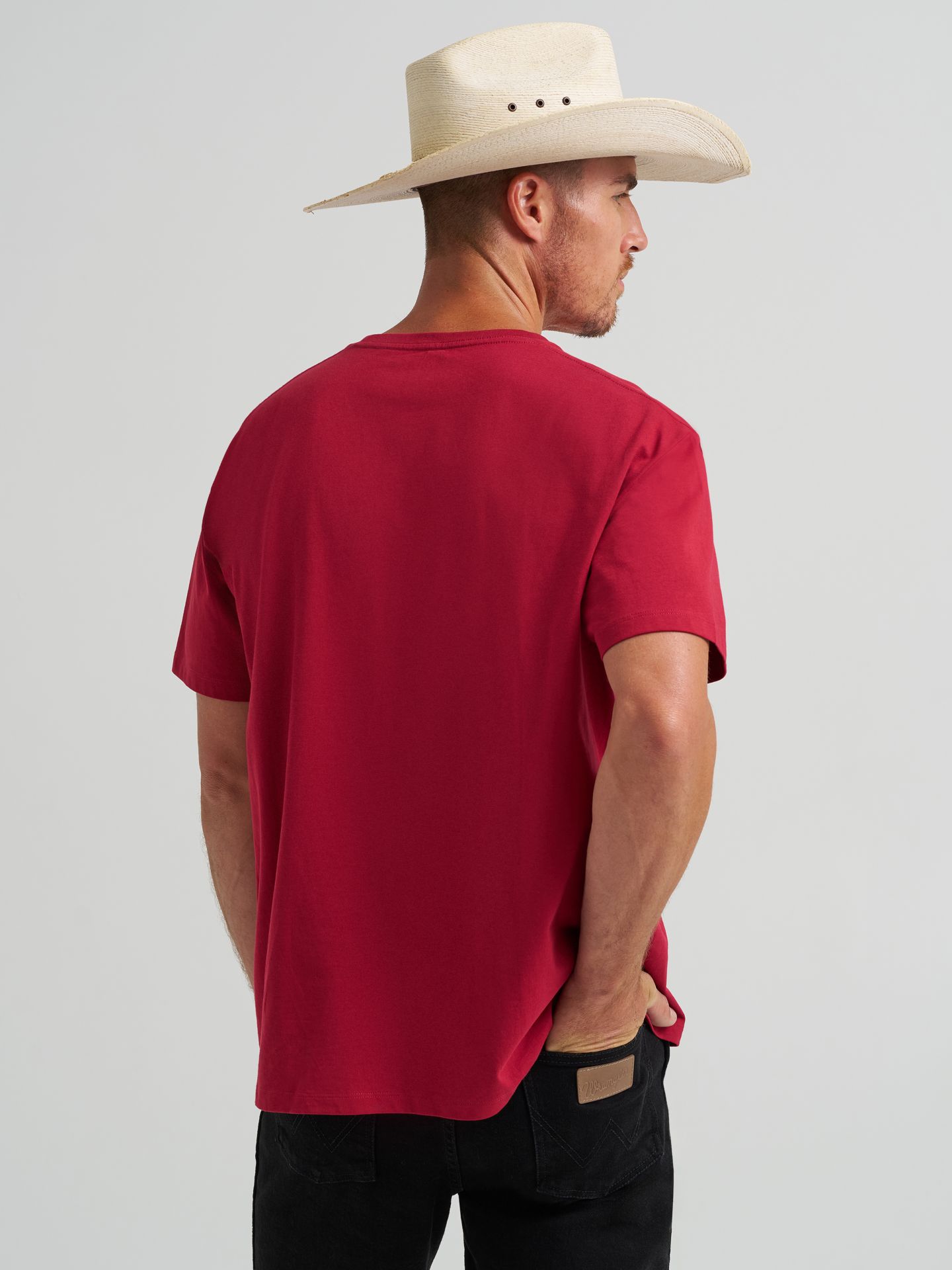 Мужская футболка Wrangler x Coors Logo, цвет: Красный — фото 5