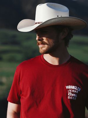 Wrangler x Coors Denim Shirt in Golden Blue