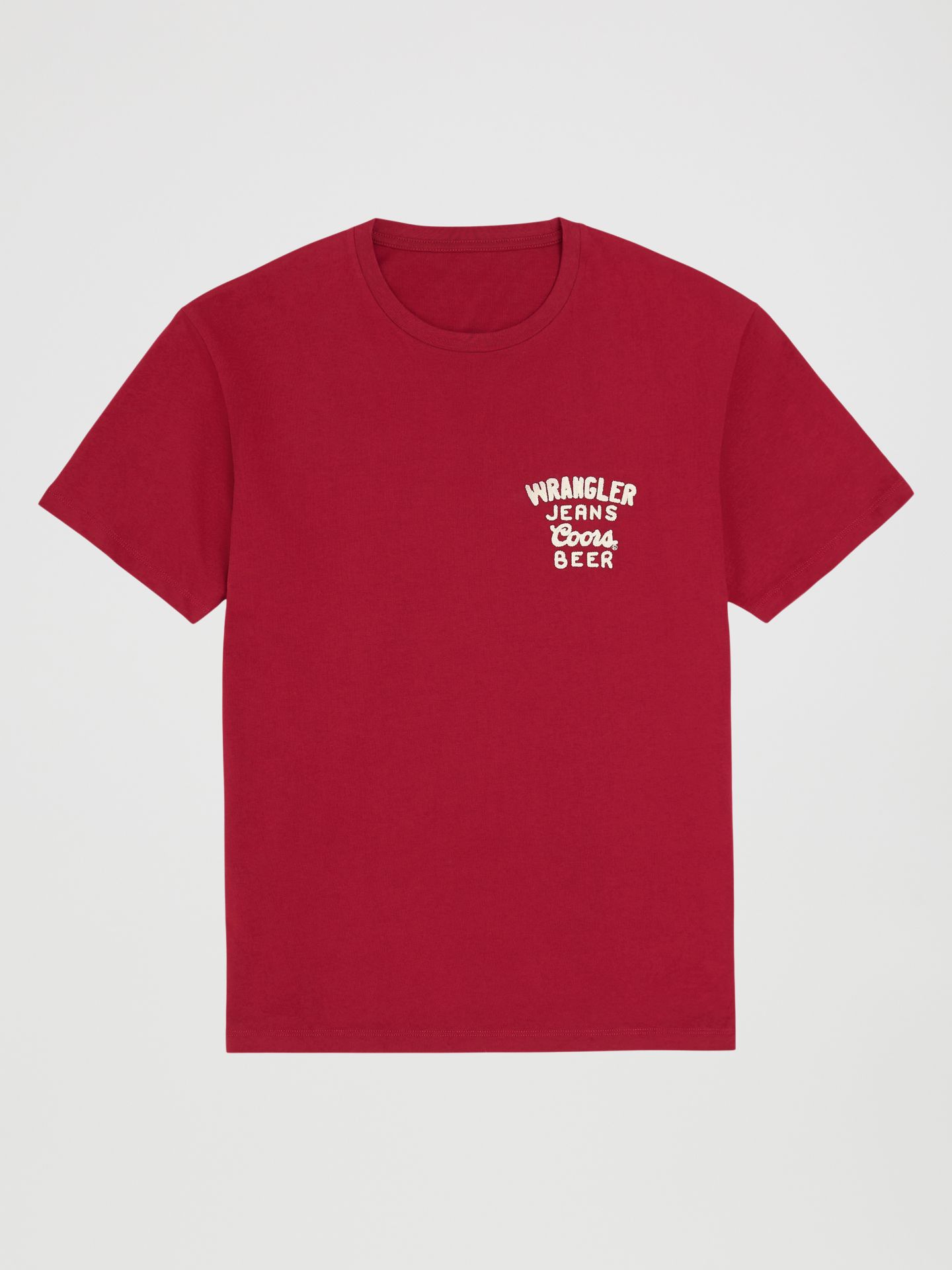 Мужская футболка Wrangler x Coors Logo, цвет: Красный — фото 1