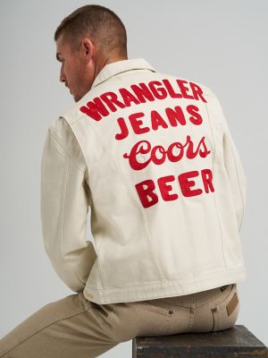 Wrangler x Coors Pinnacle Jacket in Antique White