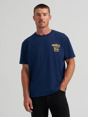 Wrangler x Coors Logo T-Shirt in Navy