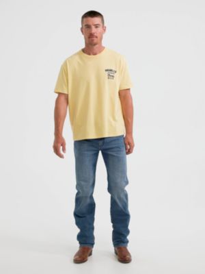 Wrangler x Coors Logo T-Shirt in Buff Yellow alternative view