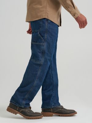 Wrangler® Fleece Lined Carpenter Jean in Dark Stone