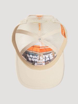 Whataburger Heritage Trucker Hat:Marshmallow:One Size alternative view 4