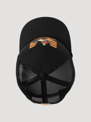 Whataburger Saddle Up Trucker Hat:Black:One Size alternative view 2