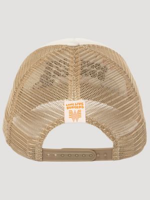 Whataburger Patch Trucker Hat:Beige:One Size alternative view