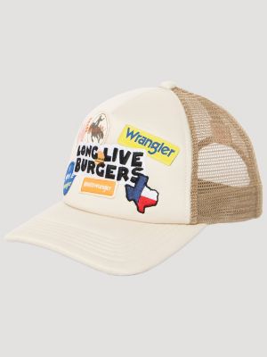 Whataburger Patch Trucker Hat:Beige:One Size alternative view 2