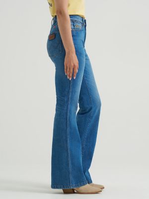 Wrangler x Coors Bailey Flare Jean in Golden Blue