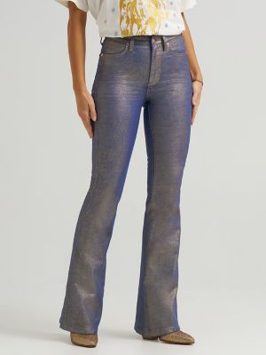 Wrangler x Lainey Wilson Glitter Flare Jean in Glitter