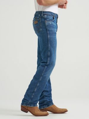 Wrangler&reg; Cowboy Cut&reg; Original Fit Vintage Wash Jean in Indigo Blue alternative view 3