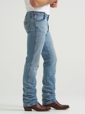 Wrangler&reg; Cowboy Cut&reg; Slim Fit Vintage Wash Jean in Authentic Blue alternative view 3