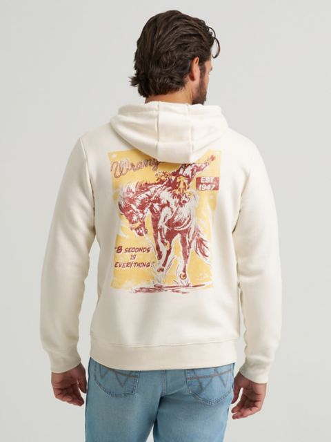 Мужские худи Wrangler 8 Seconds Back Graphic