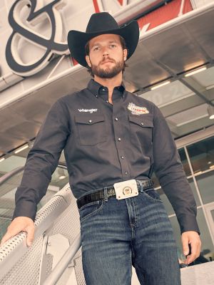 Men's Wrangler® NFR® 2025 Button Down Shirt in Black