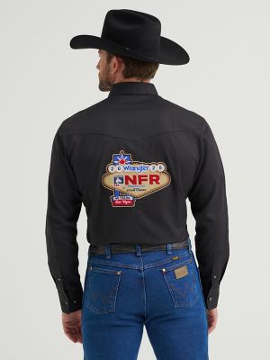 Men's Wrangler® NFR® 2025 Button Down Shirt in Black