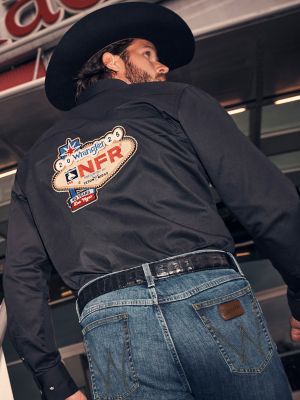 Men's Wrangler® NFR® 2025 Button Down Shirt in Black