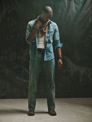 Wrangler x The Last of Us Cowboy Cut Jean in Prewashed Indigo alternative view